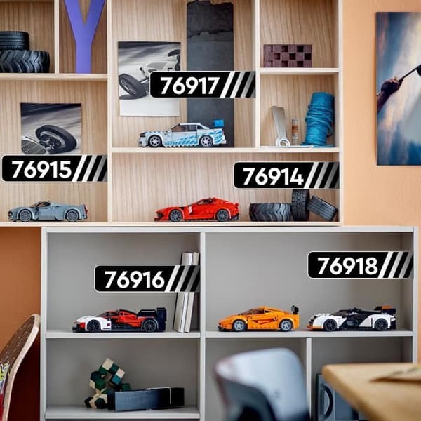 LEGO® Speed Champions 76918 McLaren Solus GT och McLaren F1 LM, leksaksbil, modellsats