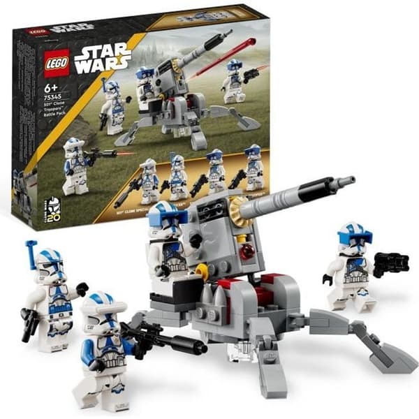 LEGO® Star Wars 75345 501st Legion Clone Troopers Battle Pack, leksak med kanon