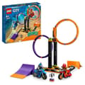Miniatyrbild 1 av 6: LEGO® City Stuntz 60360 Stuntutmaning: Spinnande cirklar, motorcykelleksak för 1 eller 2 spelare