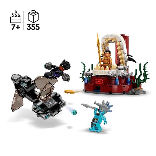 LEGO Marvel Avengers 76213 Marvel King Namor's Throne Room Building Set
