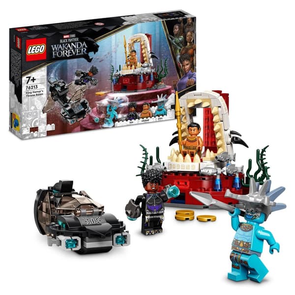 LEGO Marvel Avengers 76213 Marvel King Namor's Throne Room Building Set