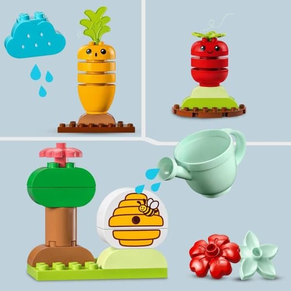 LEGO® DUPLO Min första 10984 Den ekologiska trädgården, pedagogiska staplingsleksaker för spädbarn från 1,5 år
