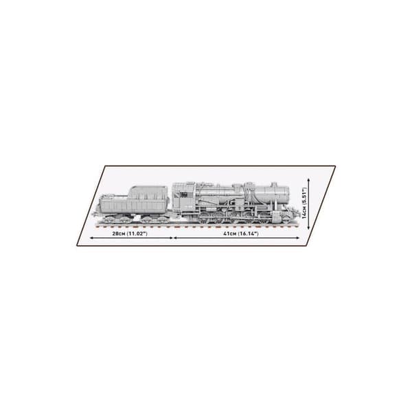 COBI 6281 - KRIEGSLOKOMOTIVE BAUREIHE 52