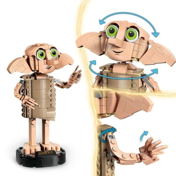 Lego Harry Potter 76421 Dobby the Elf of Home, Character Figurine Toy, Gift