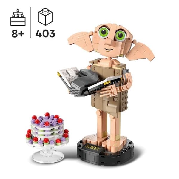 Lego Harry Potter 76421 Dobby the Elf of Home, Character Figurine Toy, Gift