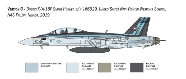 ITALERI 1:48 - F/A-18F Super Hornet US Navy