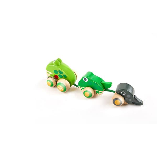 Hape Pull-Along Frog Family