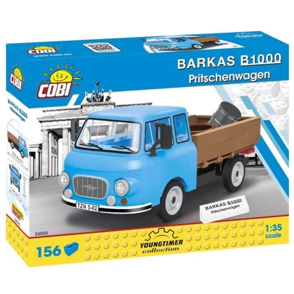 Båtbyggsats B1000 ABS blå 156 stycken - COBI