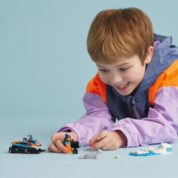 LEGO® City 60376 Arctic Exploration snöskoterleksak med sigillminifigurer och fordon