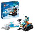 Miniatyrbild 1 av 5: LEGO® City 60376 Arctic Exploration snöskoterleksak med sigillminifigurer och fordon