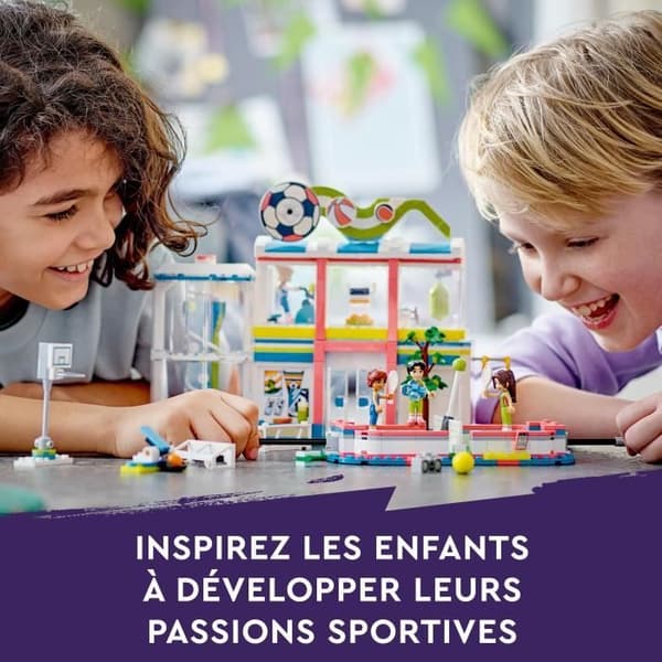 LEGO® Friends 41744 Sportcentret, leksak med minifigurer och fotbolls-, basket- och tennisspel