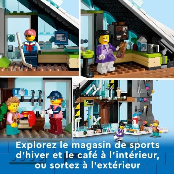 LEGO® City 60366 skid- och klätterkomplex, modulbyggd leksak för barn från 7 år och uppåt