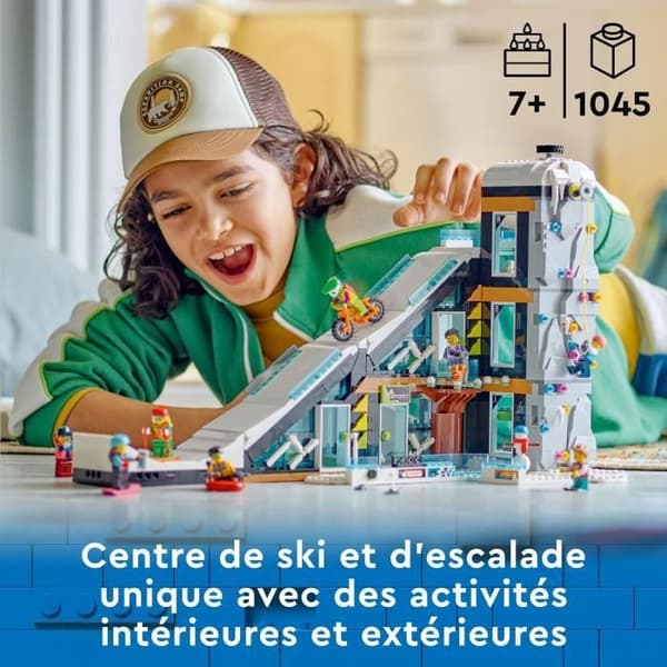 LEGO® City 60366 skid- och klätterkomplex, modulbyggd leksak för barn från 7 år och uppåt