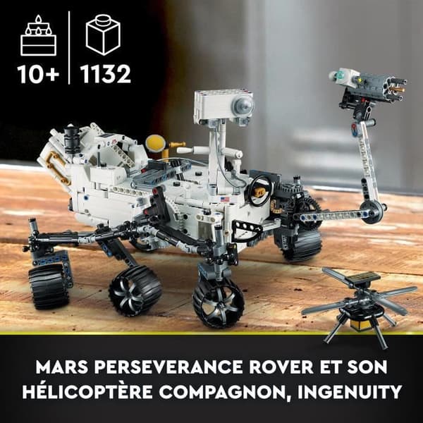 LEGO® Technic 42158 NASA Mars Rover Perseverance, Space Discovery Toy, med AR-app