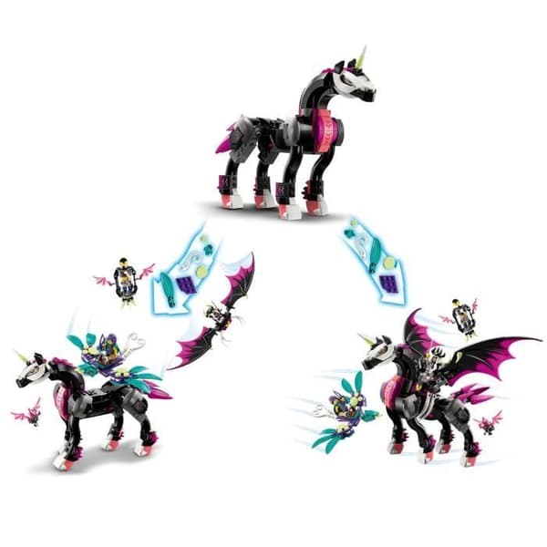 LEGO® DREAMZzz 71457 Pegasus den flygande hästen, 2-i-1 leksak, med The Nightmare King och Zoey