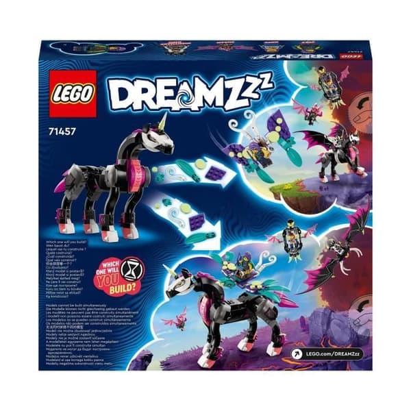 LEGO® DREAMZzz 71457 Pegasus den flygande hästen, 2-i-1 leksak, med The Nightmare King och Zoey
