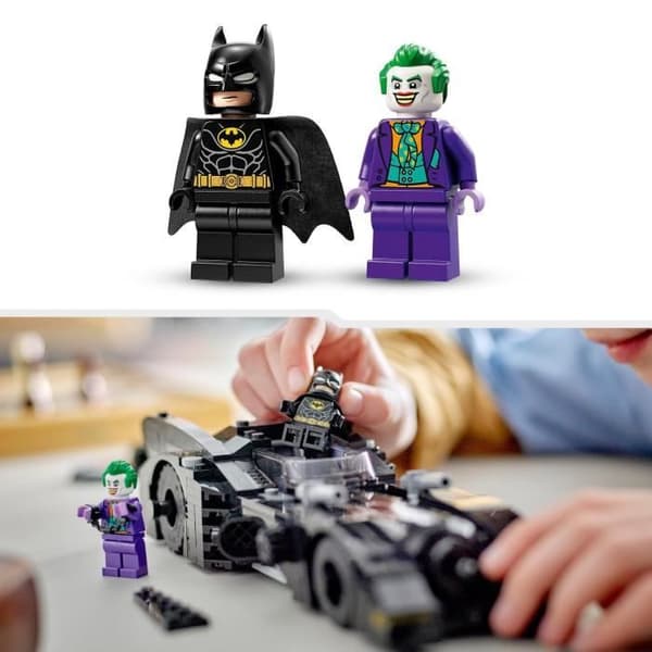 LEGO® DC 76224 Batmobilen: Batman &amp; Joker Pursuit, Batmobile billeksak, med minifigurer