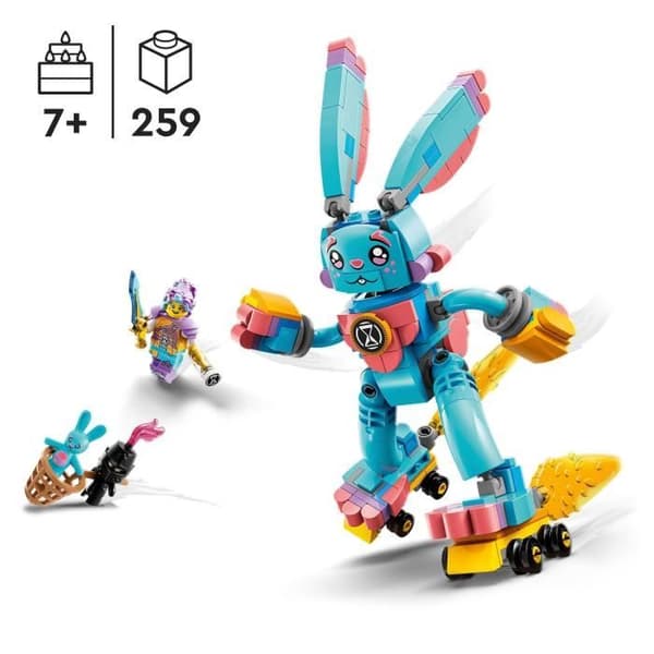 LEGO® DREAMZzz 71453 Izzie and Bunchu the Rabbit Toy med TV-serieminifigurer