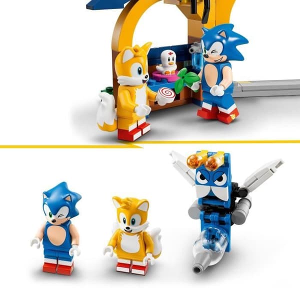LEGO® Sonic the Hedgehog 76991 Tornado Plane and Tails' Workshop Byggset med 4 karaktärsminifigurer