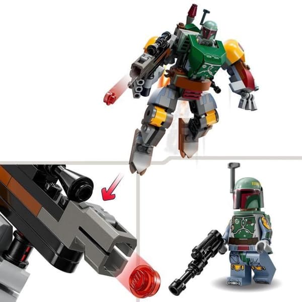 LEGO® Star Wars 75369 Boba Fett byggbar robotminifigur med dubbblåsare och jetpack