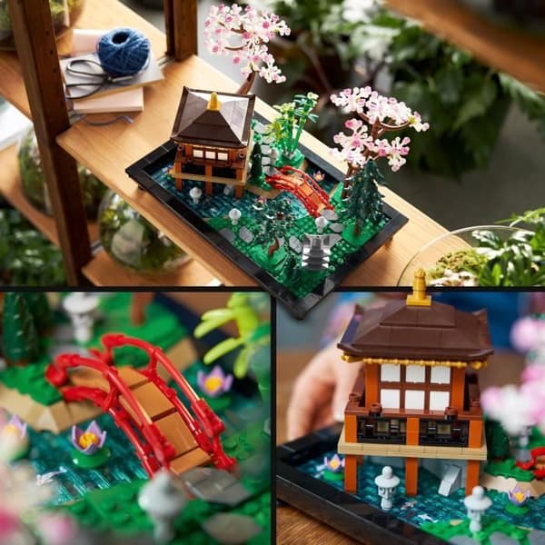 LEGO® Icons 10315 The Peaceful Garden, Zen Botanical Gardening Kit för vuxna, Present för kvinnor, män