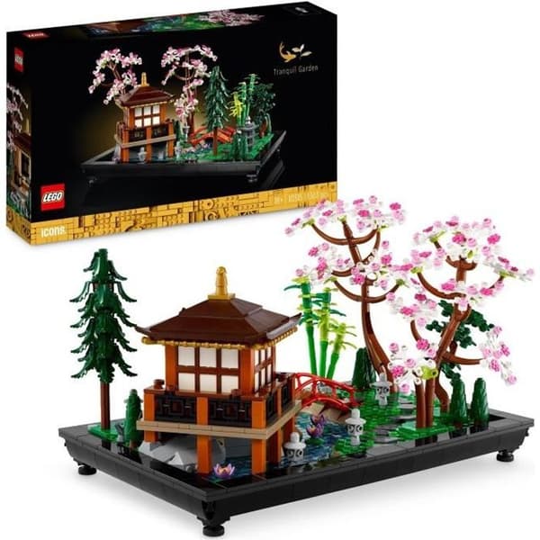 LEGO® Icons 10315 The Peaceful Garden, Zen Botanical Gardening Kit för vuxna, Present för kvinnor, män