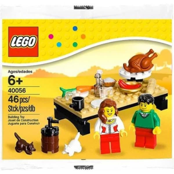 Polybag - LEGO - 40056 - 2 minifigurer - 46 bitar - Exklusiv Thanksgiving
