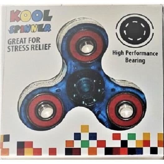 Glittersnurra - My spinner - Originalmodell - Okrossbar ABS-kvalitet - 6 trendiga färger