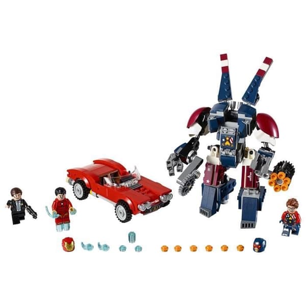 LEGO byggleksak - Iron Man Detroit Steel Strikes - 136 delar - 8 år och uppåt