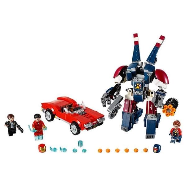 LEGO byggleksak - Iron Man Detroit Steel Strikes - 136 delar - 8 år och uppåt