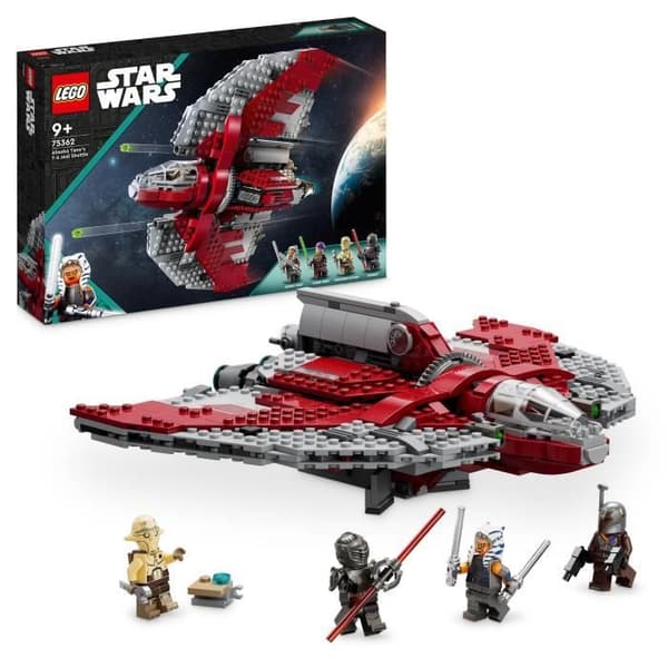 LEGO® Star Wars Ahsoka Tano's T-6 Shuttle 75362 - Stud Launcher Ship - 4 karaktärer