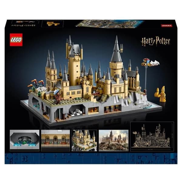 LEGO® Harry Potter 76419 Hogwarts slott och mark, byggbar modellsats för vuxna, inkluderar ikoniska platser