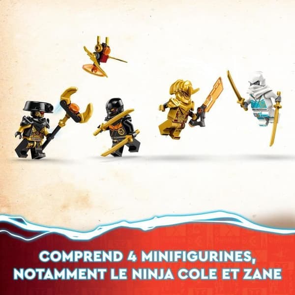 LEGO® NINJAGO 71791 Spinjitzu Race Car: Zane's Dragon Power Toy, barn 7 år