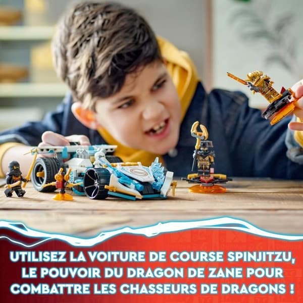 LEGO® NINJAGO 71791 Spinjitzu Race Car: Zane's Dragon Power Toy, barn 7 år