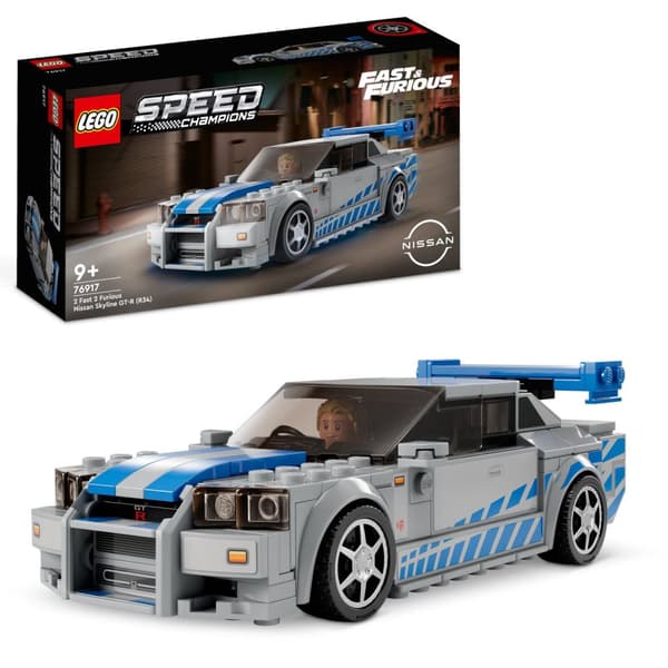 LEGO Speed Champions 76917 2 Fast 2 Furious - Nissan Skyline GT-R (R34) rakennussarja (76917)
