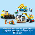 Miniatyrbild 3 av 5: LEGO City byggfordon och kran med Abri 60391 (60391)