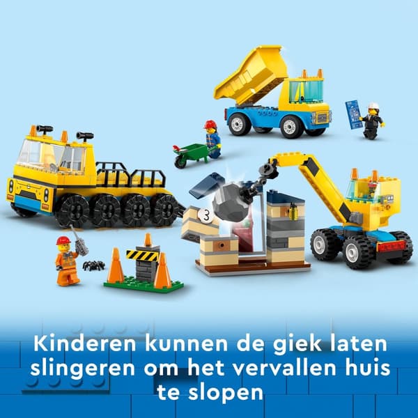 LEGO City byggfordon och kran med Abri 60391 (60391)