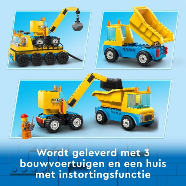 LEGO City byggfordon och kran med Abri 60391 (60391)