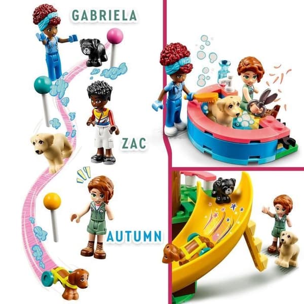 LEGO® Friends 41727 Canine Rescue Center, Veterinärleksak, med minidockor
