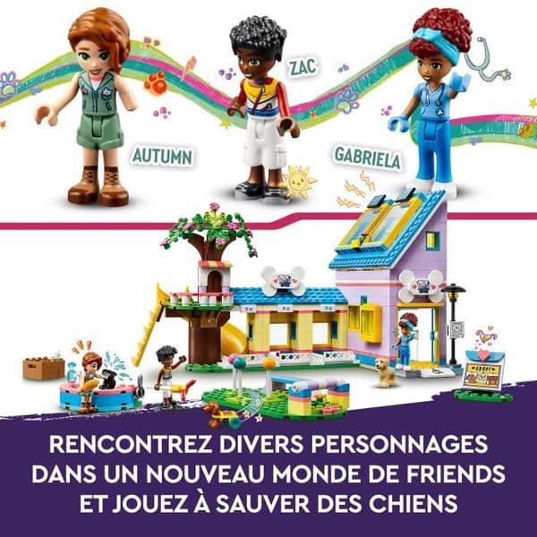 LEGO® Friends 41727 Canine Rescue Center, Veterinärleksak, med minidockor