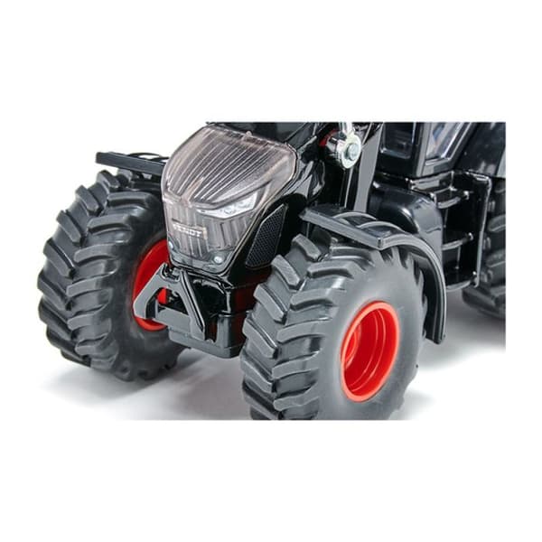Siku 1990, Fendt 942 Vario med frontlastare, leksakstraktor, 1:50, metall/plast, svart, spade och lastare