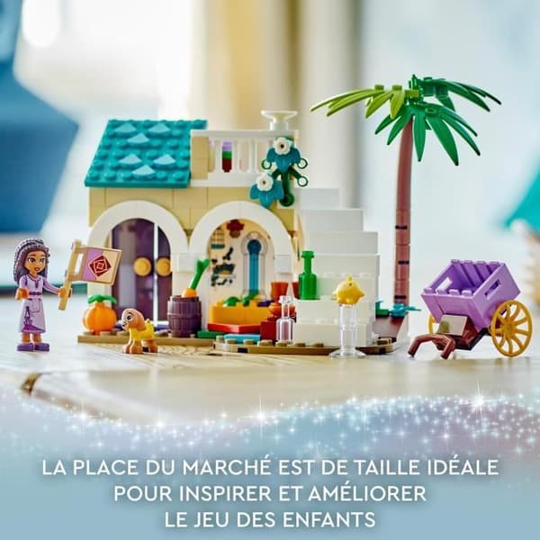 LEGO® Disney Wish 43223 Asha i staden Rosas, med Asha Doll, Valentino Goat Toy och stjärnfigur, Wish Movie