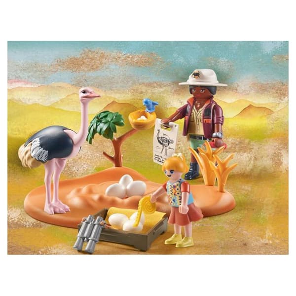 Leksak - PLAYMOBIL - Wiltopia 71296 Upptäckare och strutsbo - Blandat - Vit - Barn