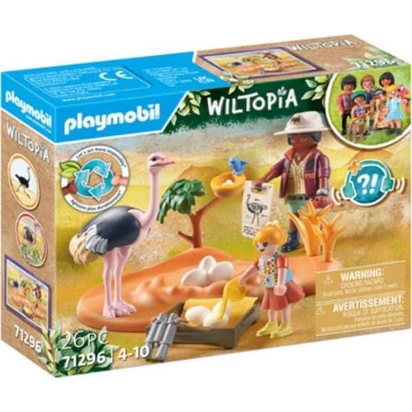 Leksak - PLAYMOBIL - Wiltopia 71296 Upptäckare och strutsbo - Blandat - Vit - Barn