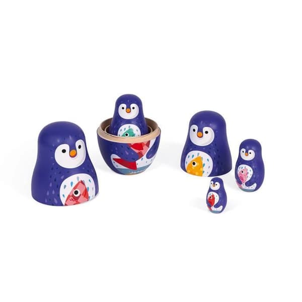 Byggspel JANOD Zigolos Nesting Dolls (trä) Blandat 3 år och