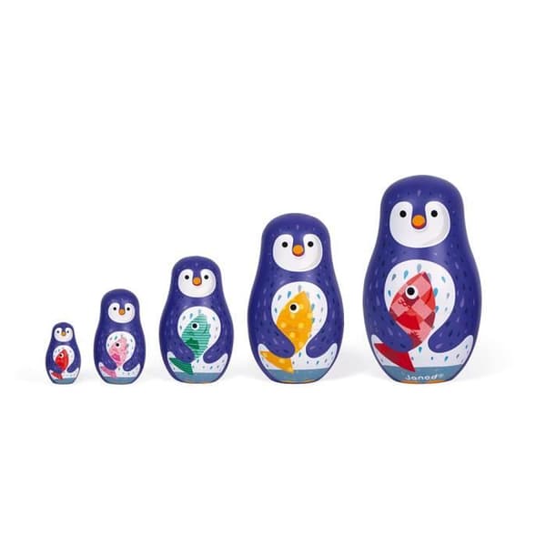 Byggspel JANOD Zigolos Nesting Dolls (trä) Blandat 3 år och