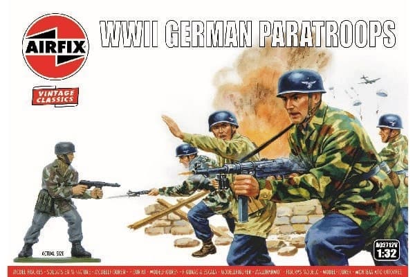 Airfix Tyske fallskjermtropper fra andre verdenskrig