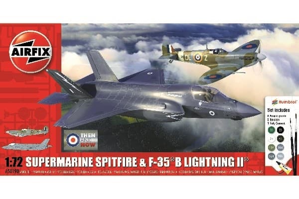 AIRFIX 'Then and Now' Spitfire Mk.Vc & F-35B Lightning II