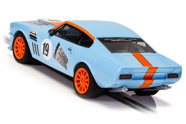 SCALEXTRIC Aston Martin V8 - Gulf Edition - Rikki Cann Racing