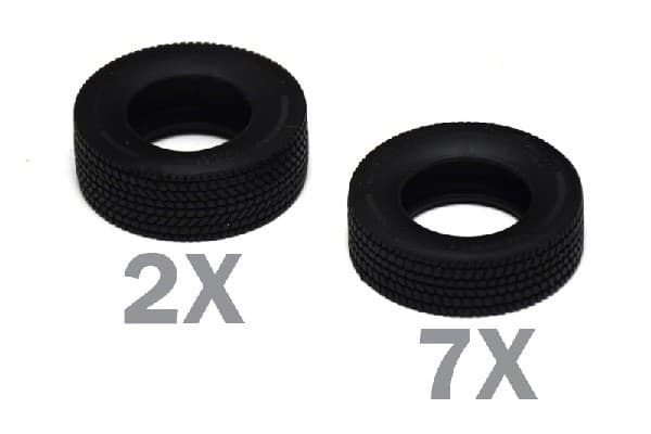 ITALERI 1:35 EUROPEAN TYRES and RIMS